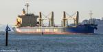 ID 14687 The maiden arrival of the bulker OCEAN DRACO (2017/22426grt/36228dwt/IMO 9755919) from New Plymouth. She is not a new ship, just a new name as she has called her before in 2021 as ASIAN BULKER.